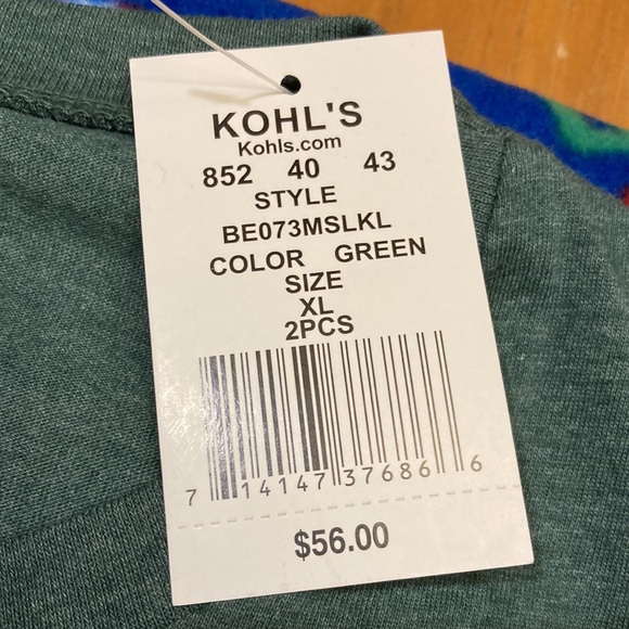 Men’s 2-piece Elf Sleep Set. Sizes L and XL. NWT. - Picture 8 of 9